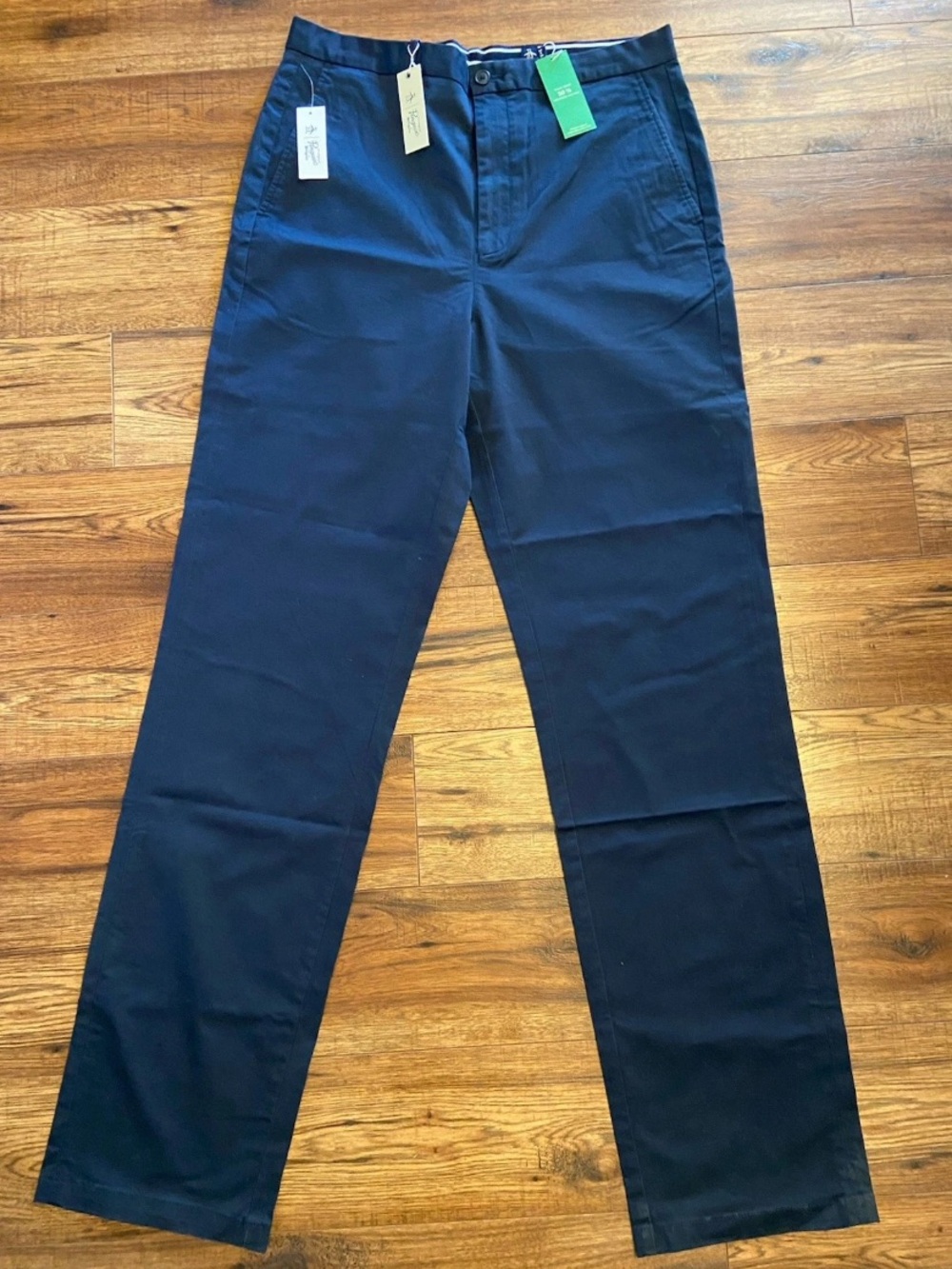 NWT Original Penguin Mens 38x38 Pants Slim Fit Stretch Navy Chino Casual